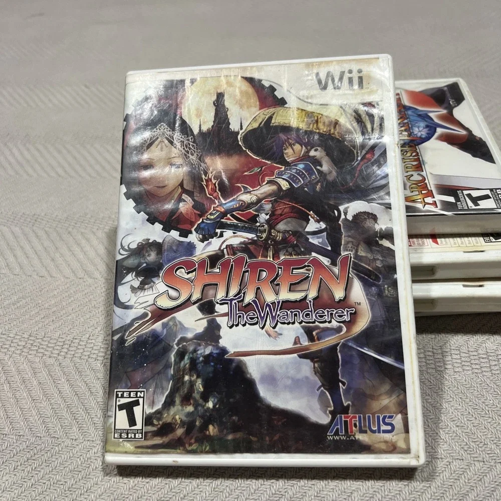 Shiren the Wanderer Original Case Nintendo Wii Atlus NO MANUAL